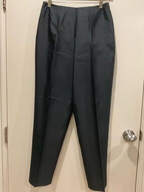 Talbots Classic Men's Black Dress Silk Pants